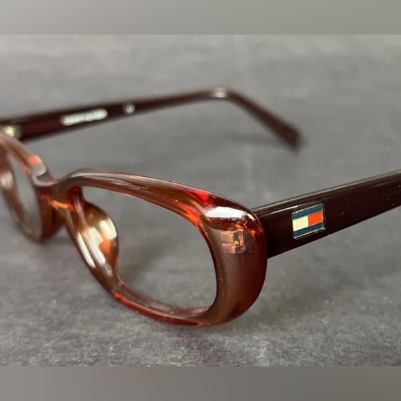 Tommy Hilfiger 4381 Cat Eye Clear Red Eyeglass Frames 49-19-130 - Picture 2 of 6